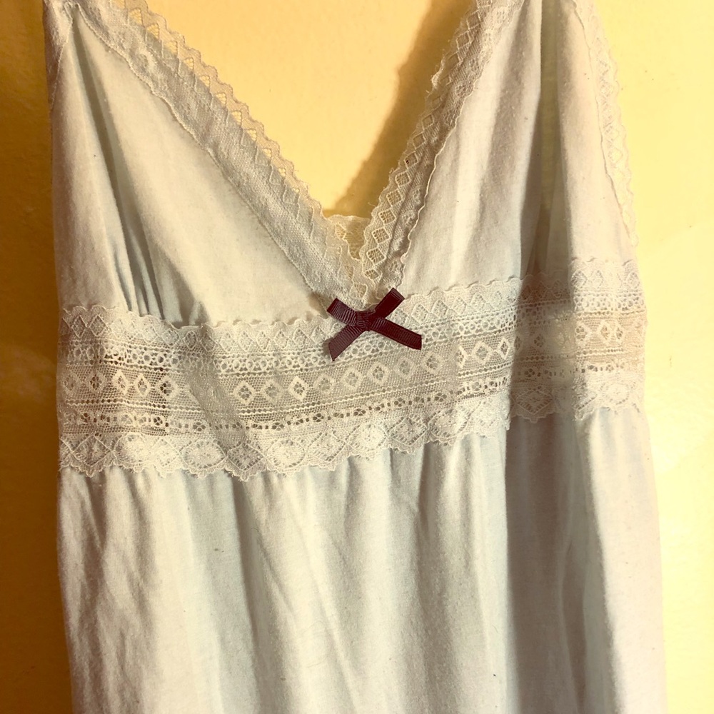 Light pastel blue nightgown so cute and soft!